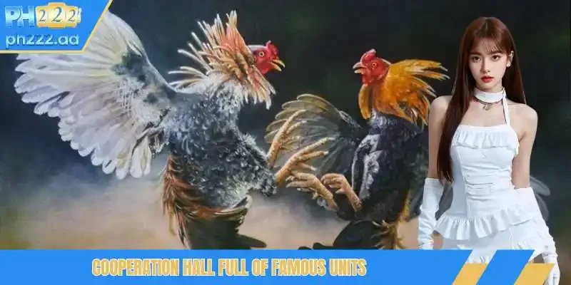 Cooperation hall full of famous units